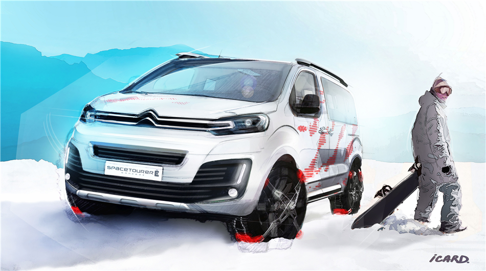 Nowy Citroën SpaceTourer 4X4 Ë Concept